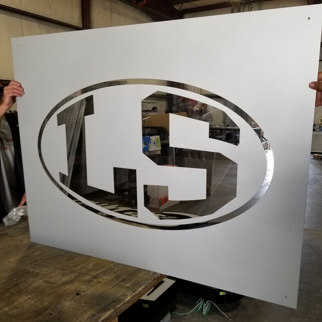 Custom Sign Brushed Aluminum And Acrylic Print Signs Promo